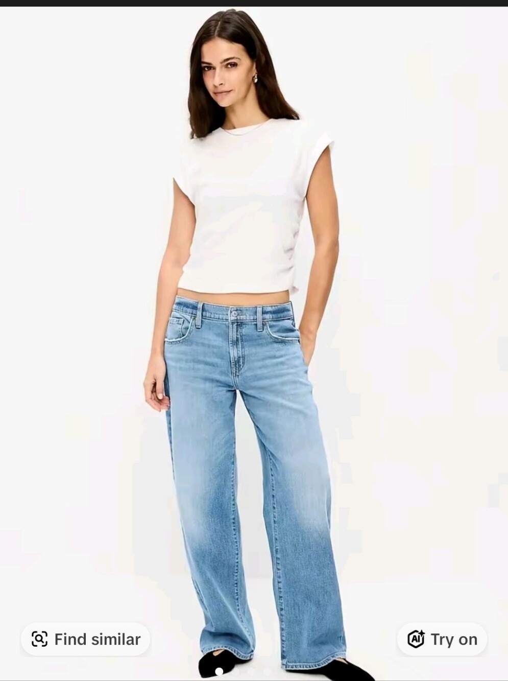 Old Navy Light Blue Low-rise Jeans